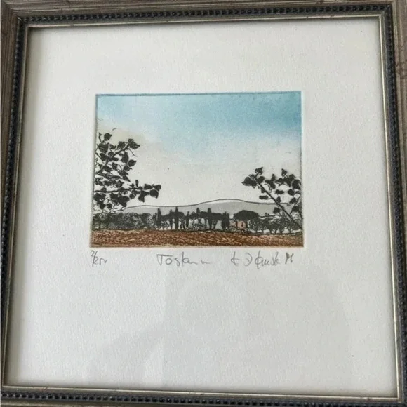 Two Framed Vintage Landscapes By German Artist Klaus-Dieter Kryska - Picture 2 of 6